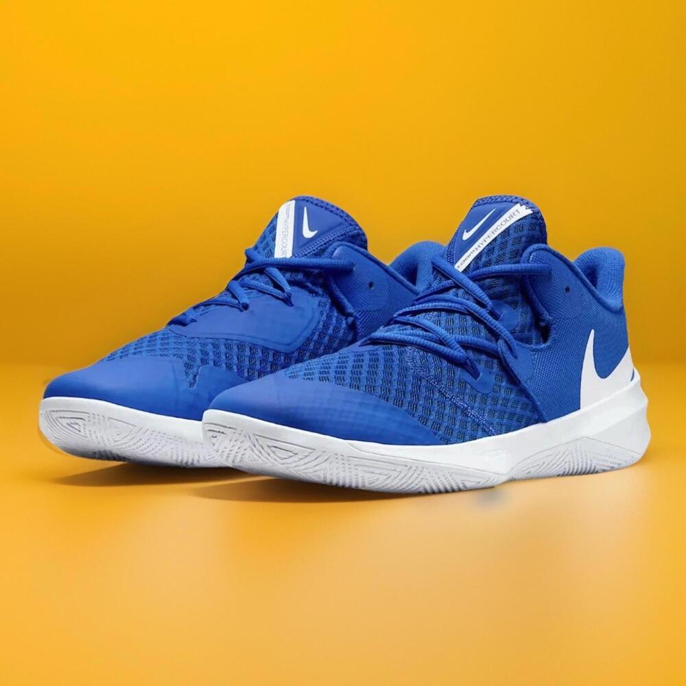 $89 Nike HyperSpeed Court Blue White Volleyball Sneakers CI2964-410 Men's Sz 8.5